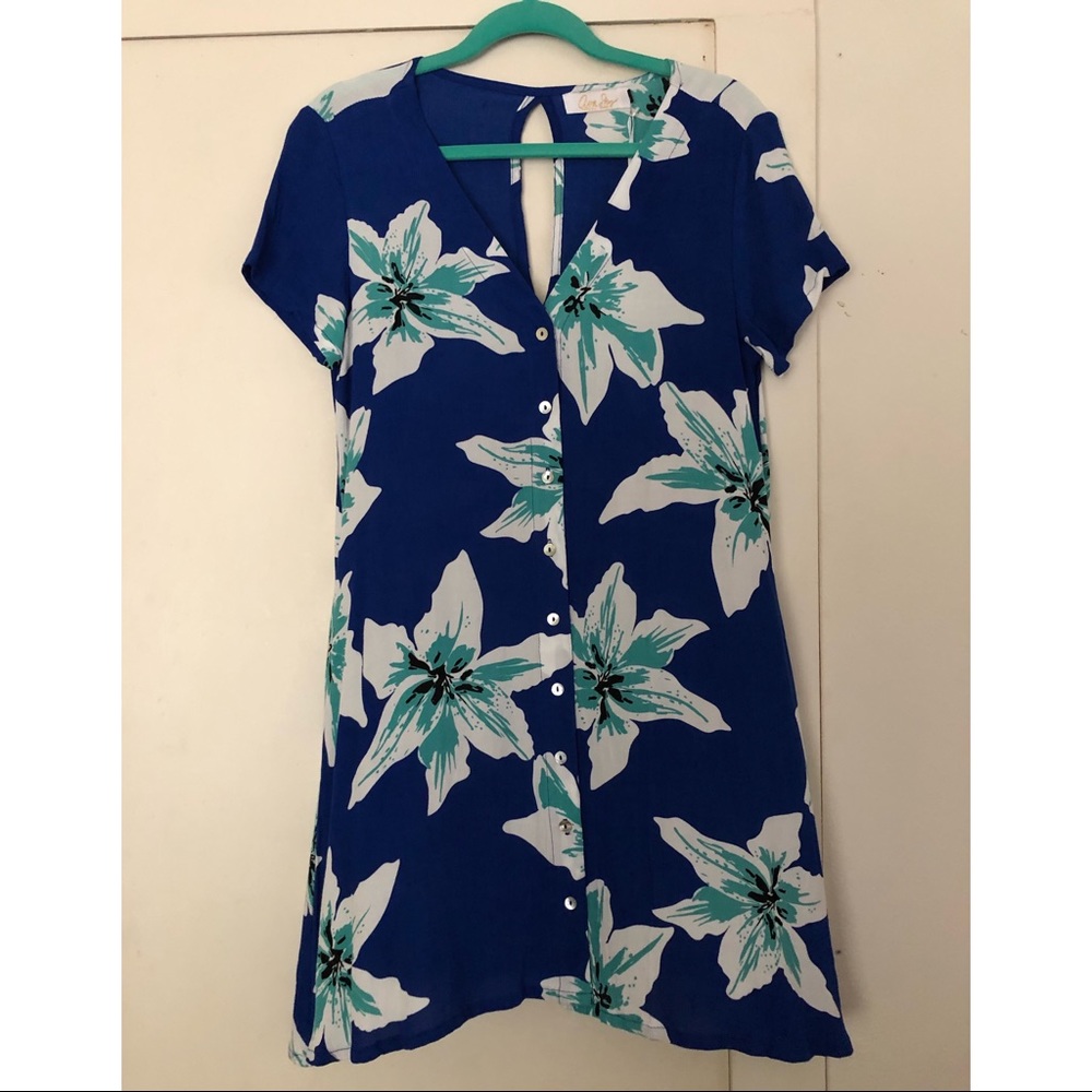 💙SOLD💙 AVA SKY Dress Cairo in Royal Tiger Lily - Picture 2 of 5